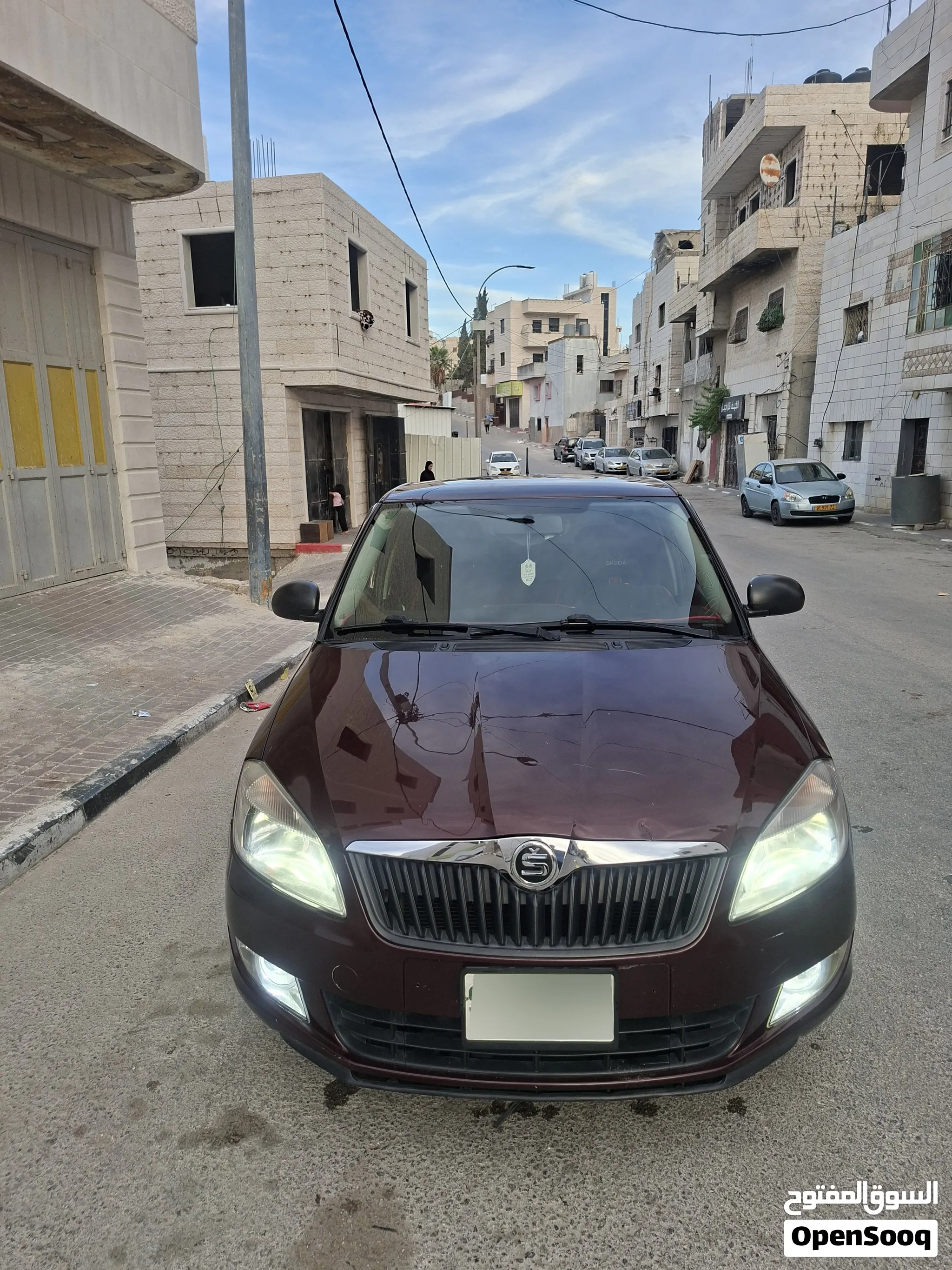 سكودا فابيا 2013 دهان شركة