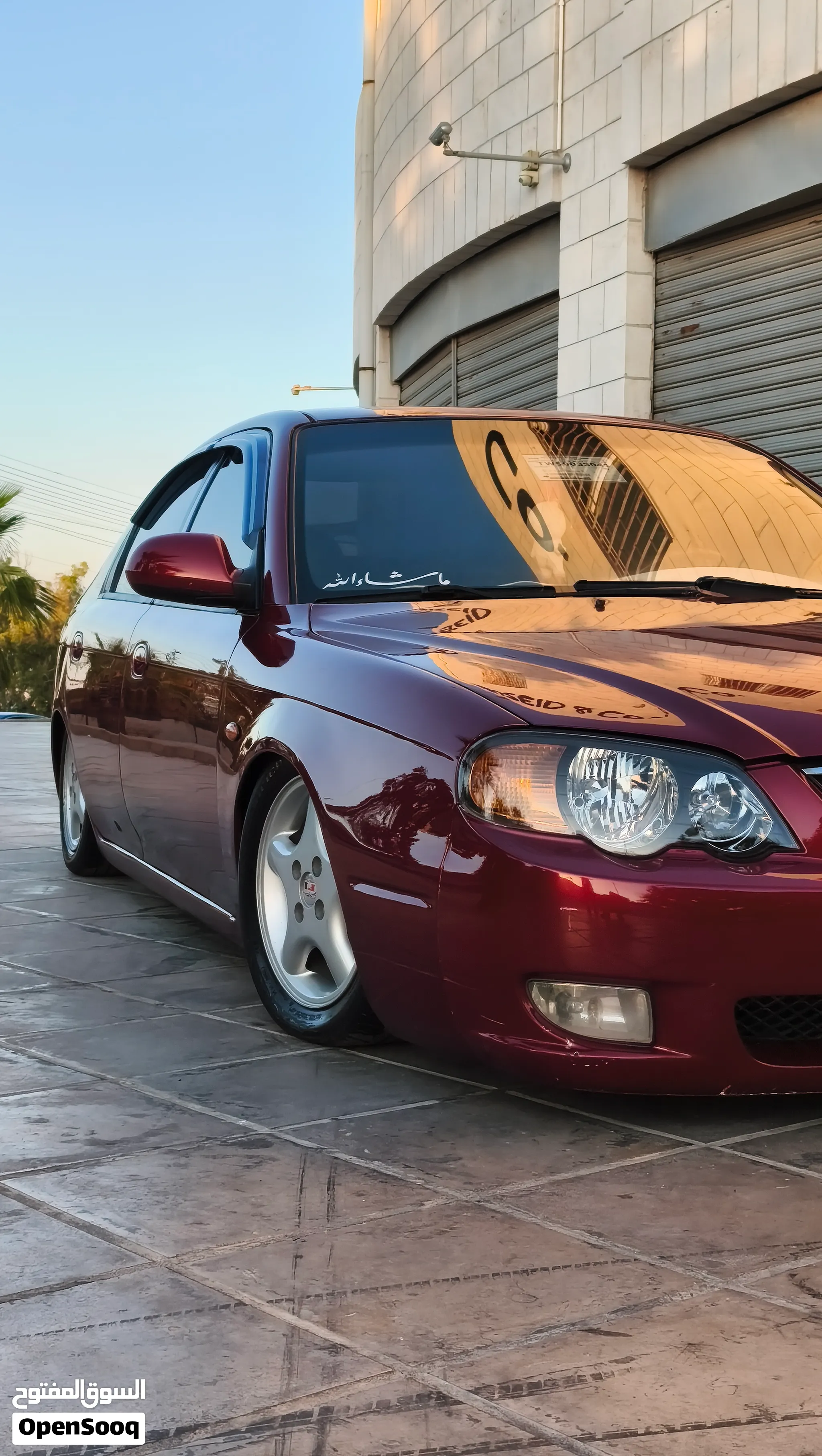 كيا شوما مميزة موديل 97 لون خمري