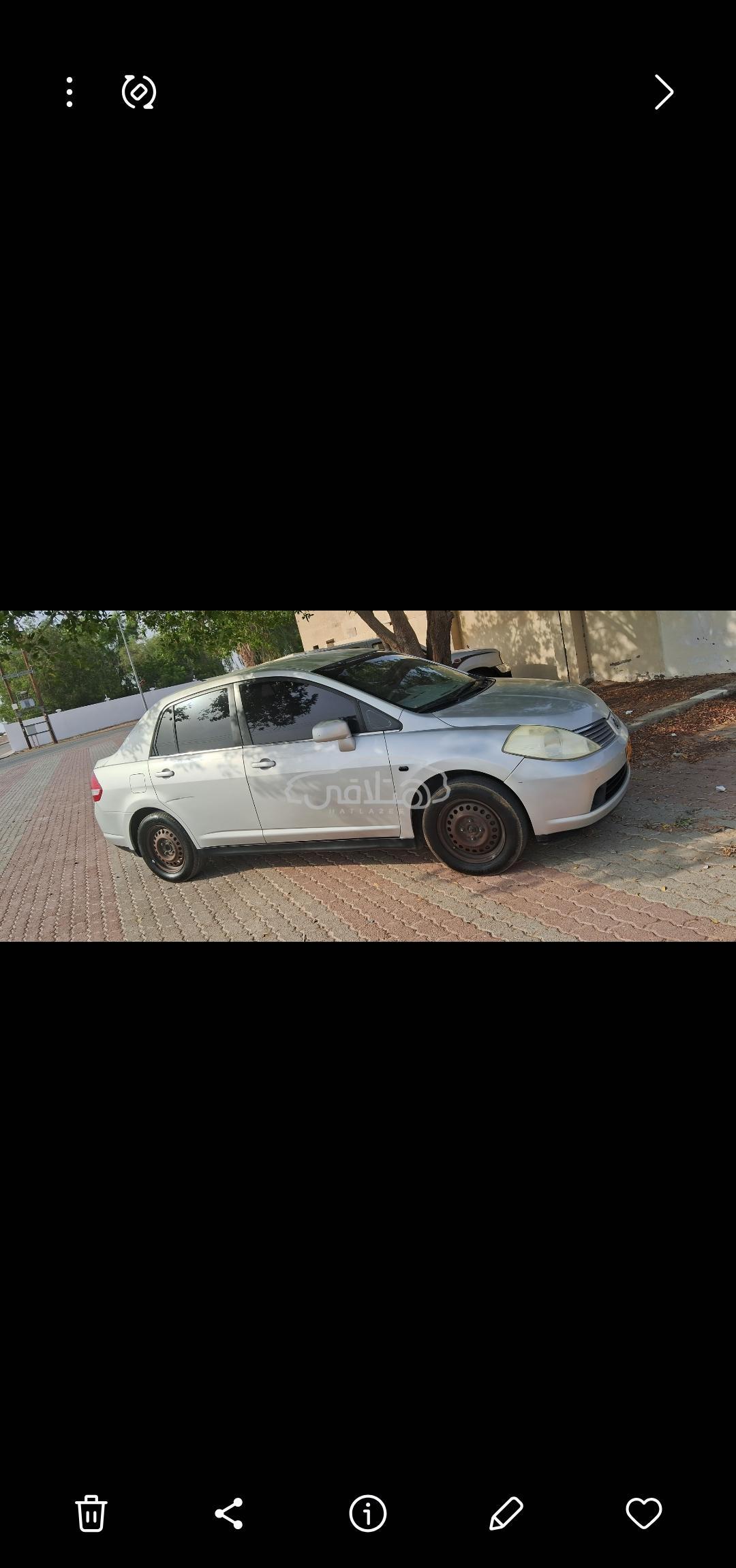 نيسان تيدا 2007 للبيع السنينة