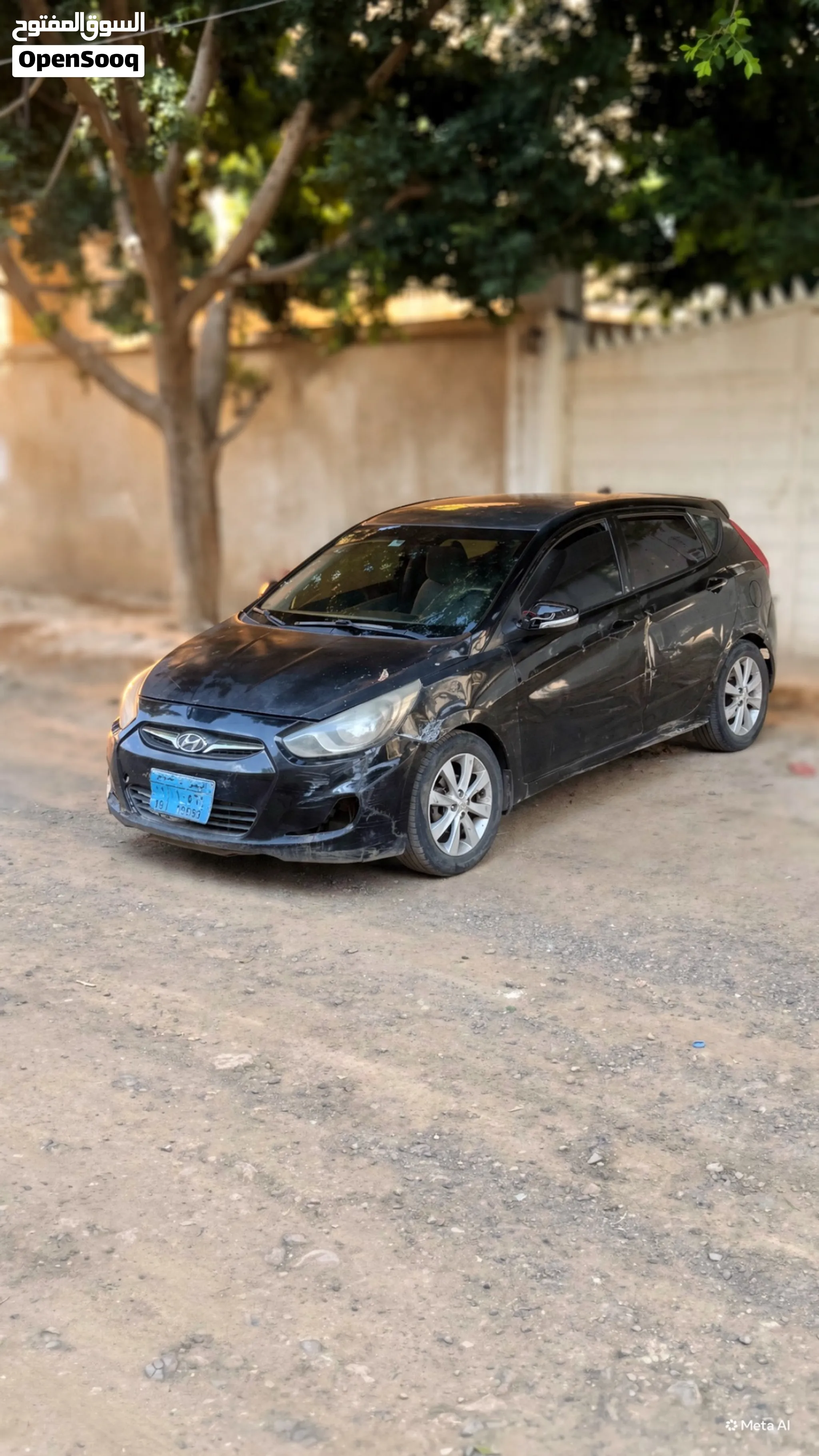 هونداي اكسنت 2013 ممشاها في الثمانين فقط�