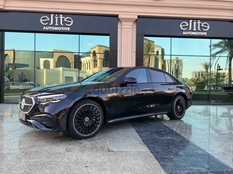 Mercedes-Benz E200 AMG 2025 عفشه و محاور