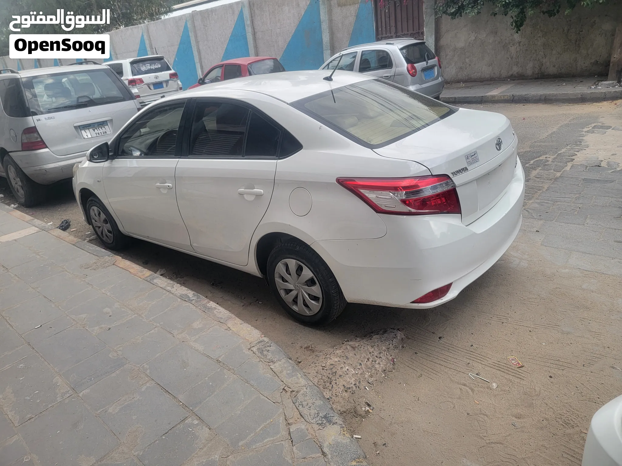 يارس ابيض 2016 خليجي 15E YerisTOYOTA