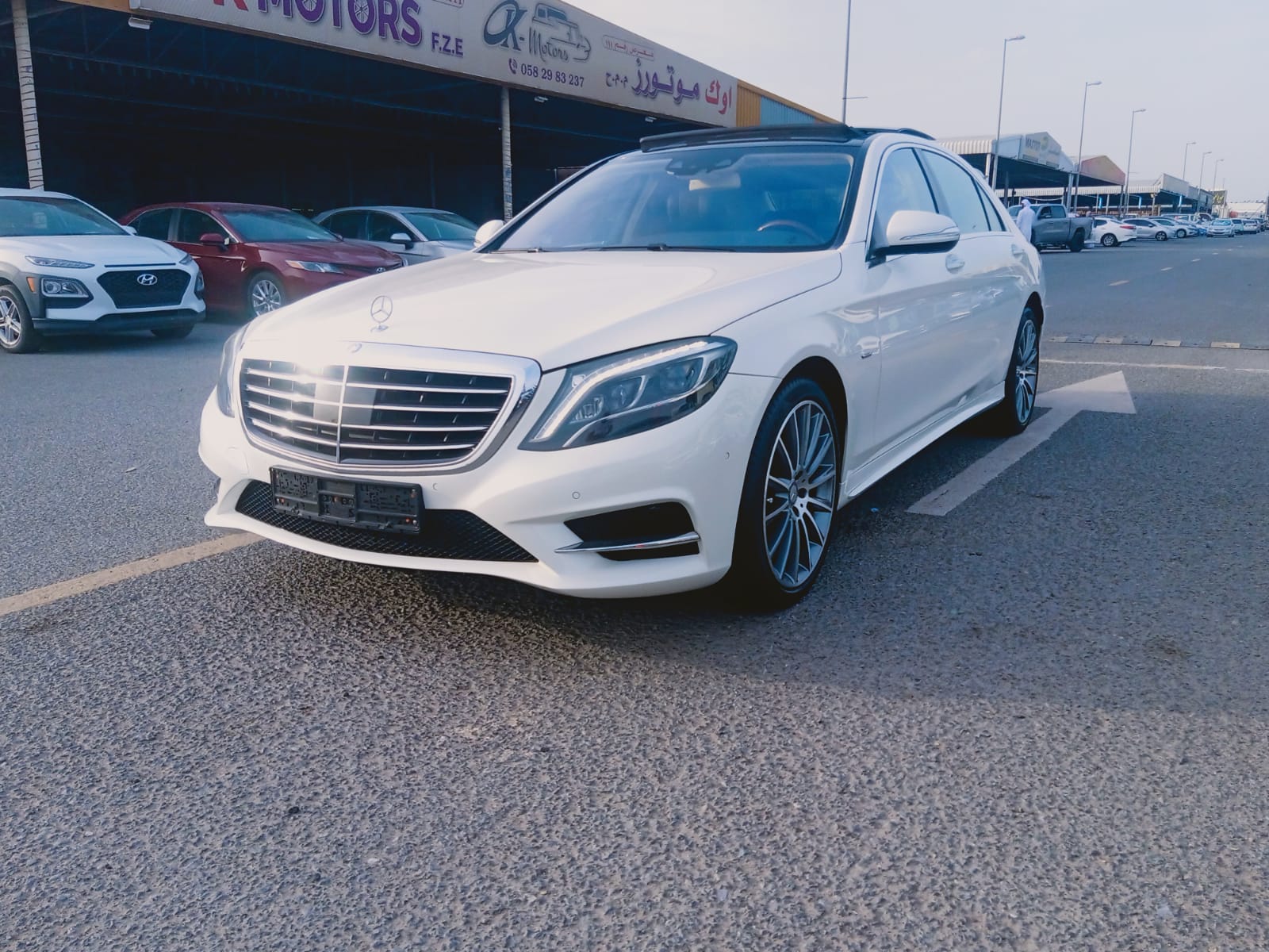 مرسيدس بنز S500L موديل 2014