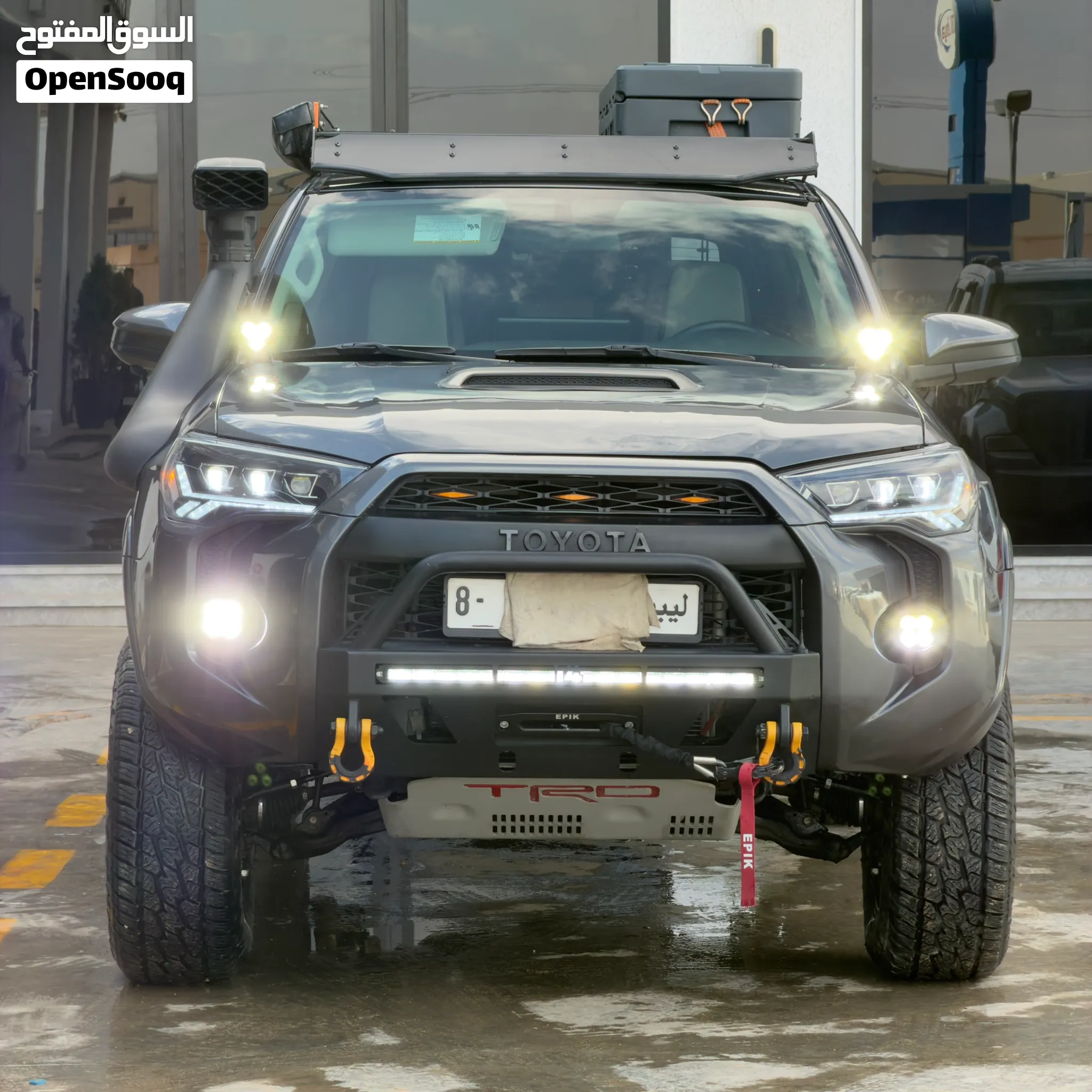 toyota 4Runner 2019 رباعيه ارباقات سليمه شاصية ذهب