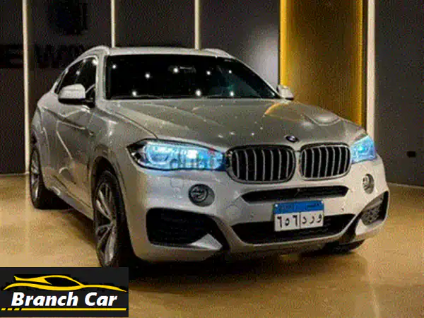 BMW X6 2018 M50: أيقونة الفخامة السوداء بحالة نادرة جدًا! | فبريكة بالكامل وصيانة حديثة!