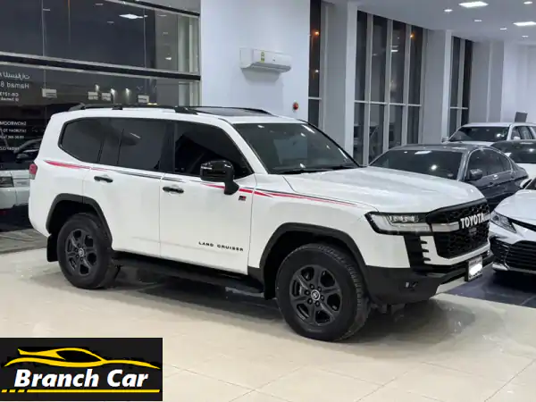 تويوتا لاندكروزر GR Sport 2024 (أبيض) | كاملة المواصفات |...