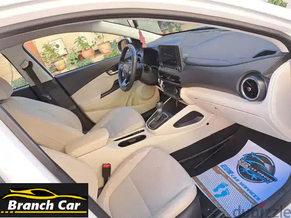 هيونداي كونا 2023 بيضاء للبيع 💎 | 60 ألف كم فقط | تأمين شامل لـ2026 | جاهزة للانطلاق!