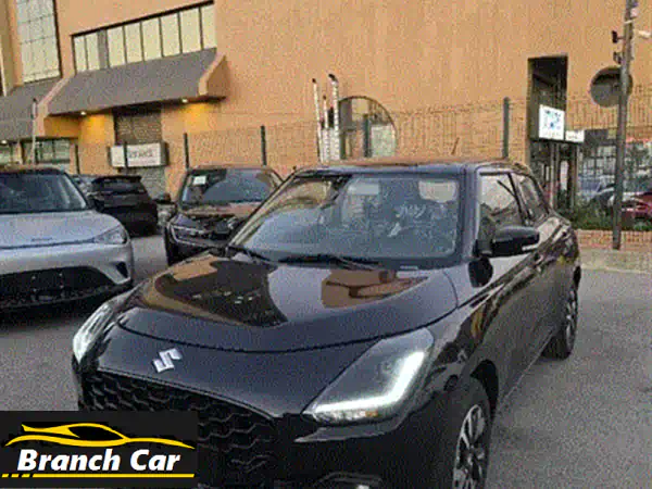 سوزوكي سويفت 2026 الجديدة كلياً: 0 كم، أسود فخم، جاهزة للانطلاق!