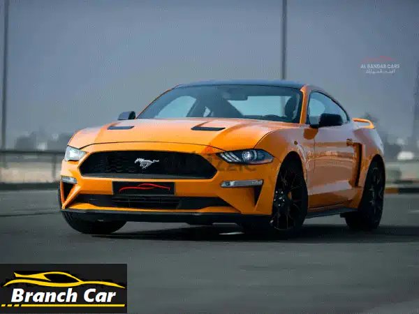 فورد موستنج ايكوبوست 2018 للبيع في البحرين | أداء Muscle أمريكي ولون برتقالي أسود مميز