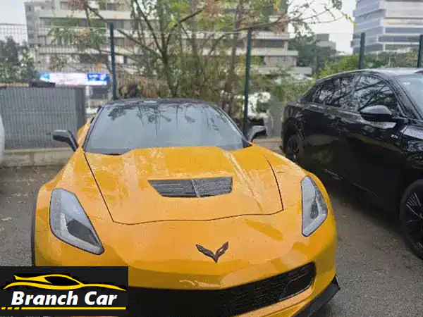 شيفروليه كورفيت 2014 ذهبي للبيع - مظهر Z06 رياضي | قير...