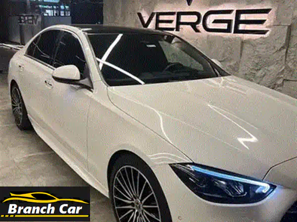 مرسيدس C200 2026 AMG Premium Plus: فخامة سوداء بداخلية جملي وتقسيط مريح!