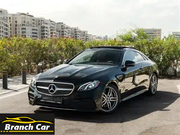مرسيدس E400 كوبيه 2018: أسود/بني - 28 ألف ميل فقط!...