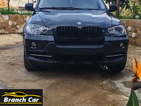 BMW X5 2008 (أسود) | بويا أصلية 100% | محرك وجير مكفولين |...
