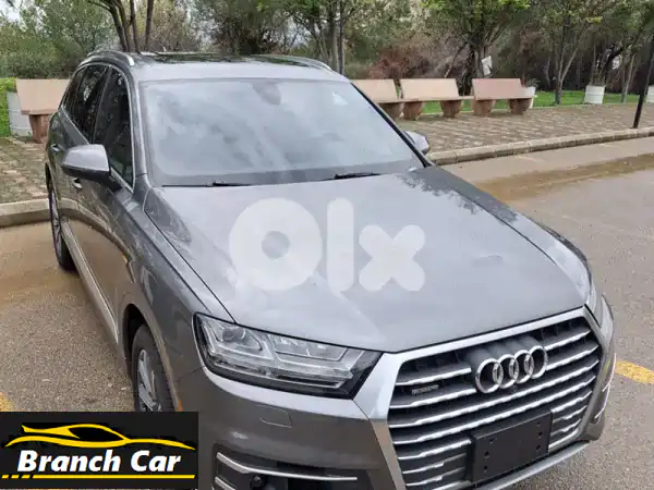 امتلك الفخامة: أودي Q7 2018 Premium Plus | 0 حوادث | رمادي جذاب...