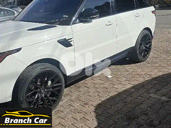 رنج روفر سبورت 2018 V8 سوبر تشارج Dynamic أبيض | داخلية أسود وبرتقالي فاخرة | مواصفات كاملة