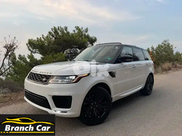 رنج روفر سبورت 2018 V8 سوبر تشارج Dynamic أبيض | داخلية...