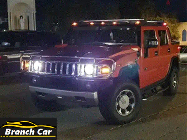 فرصة ذهبية: هامر H2 موديل 2008 رمادي - 77 ألف كم فقط! (عداد أصلي من Impex)