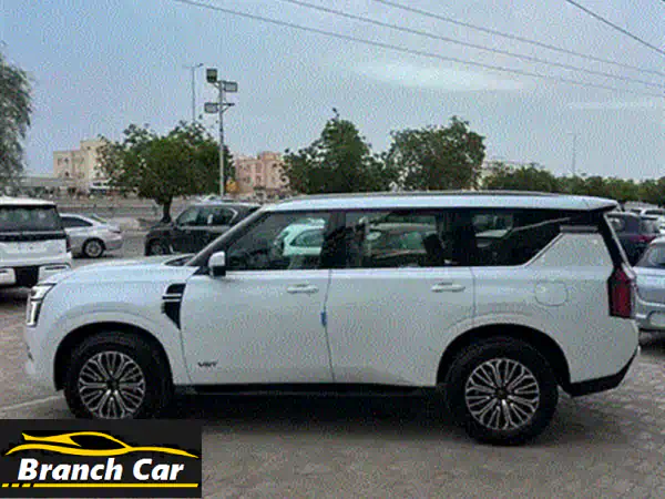 نيسان باترول 2025 LET2 الجديدة كلياً: أطلق العنان للقوة والفخامة المطلقة (أبيض - 3.5 توين تيربو)