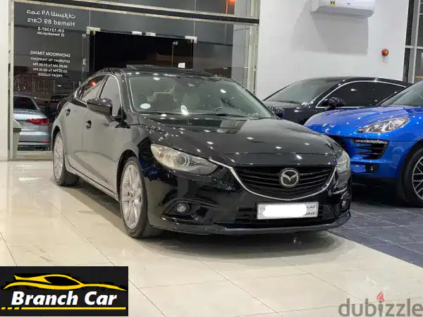 مازدا 6 موديل 2015 أسود فل أوبشن للبيع | أناقة، أداء...