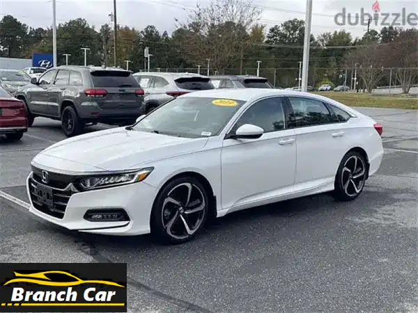 للبيع: هوندا أكورد سبورت 2019 بيضاء | أداء رياضي...