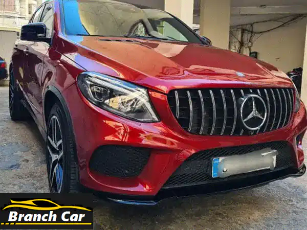 مرسيدس GLE 400 كوبيه 4MATIC 2016 حمراء للبيع - سقف...