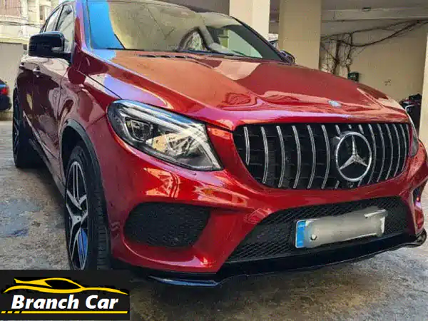 مرسيدس GLE 400 4MATIC كوبيه 2016 حمراء فاخرة للبيع - مالك واحد...