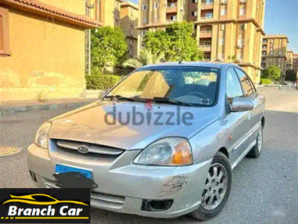 كيا ريو 2001 حمراء 1200cc - سيارة العائلة الأصلية بمرور قوات مسلحة!
