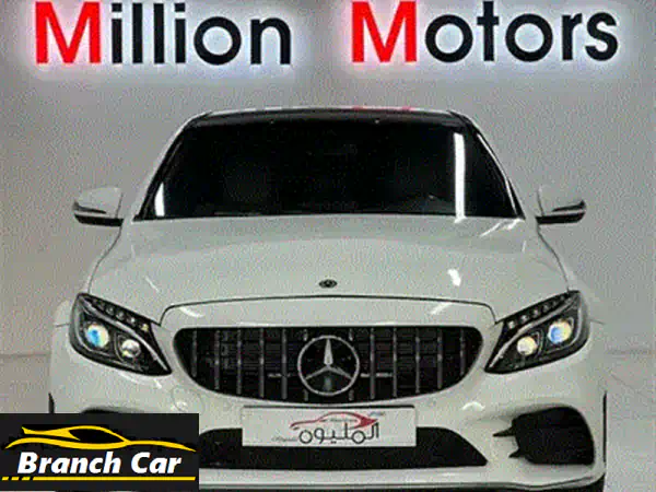 مرسيدس C300 موديل 2018 مع ضمان 3 سنوات
