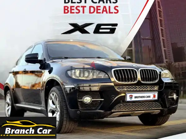 للبيع: BMW X6 2010 سوداء فل كامل - قوة 3.0L وأداء فاخر بسعر...