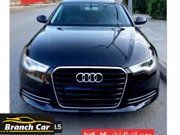 Audi A6  2.0  TFSI mod 2015  company source Lebanon 4 cyld 3.5