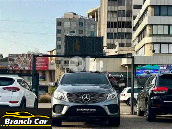 مرسيدس GLE 450 كوبيه AMG 2016 - فخامة سوداء بلا حدود مع تسجيل مجاني!