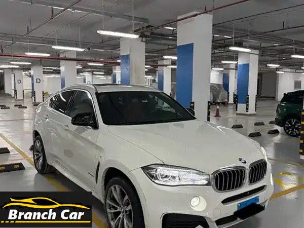 BMW X6 2019 للبيع: فابريكة بالكامل | لون أبيض × أحمر فاخر...