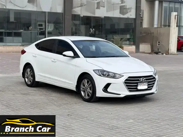 هيونداي إلانترا 2017 بيضاء للبيع | فئة متوسطة، 3200...
