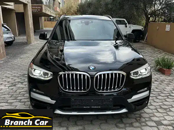 BMW X3 xdrive 30 i sport package 2019 black on black (clean carfax)