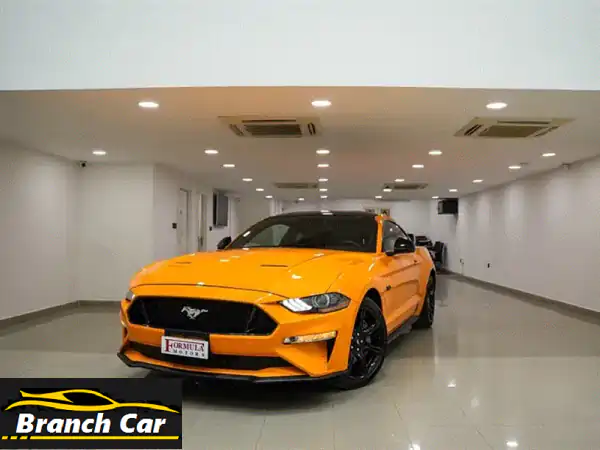 إمتلك الأسطورة! فورد موستانج GT 2019 برتقالية 5.0 قير عادي...