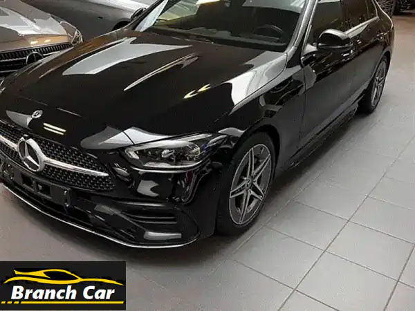 مرسيدس C200 AMG-Line 2022 | عداد 18 ألف كم فقط | فخامة سوداء...