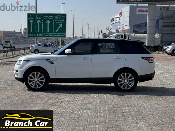 Range Rover Sport 2014 أبيض (البحرين) - كامل المواصفات، بانوراما، كاميرا 360 - فرصة فاخرة لا تفوت!