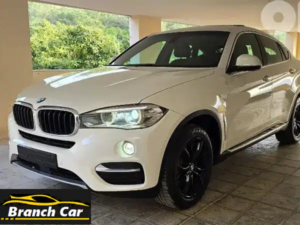 BMW X6 2015 بيضاء كاللؤلؤة: فخامة وأداء من مصدر شركة...