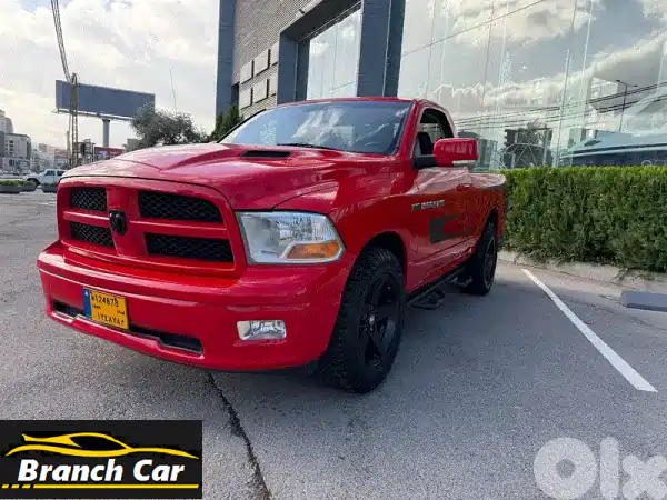 دودج رام 2011 كوبيه حمراء نادرة: قوة، أناقة، ونظافة...