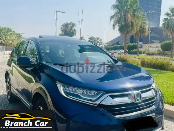 فرصة ذهبية: هوندا CRV 2019 AWD زرقاء بحالة الوكالة - شحن...