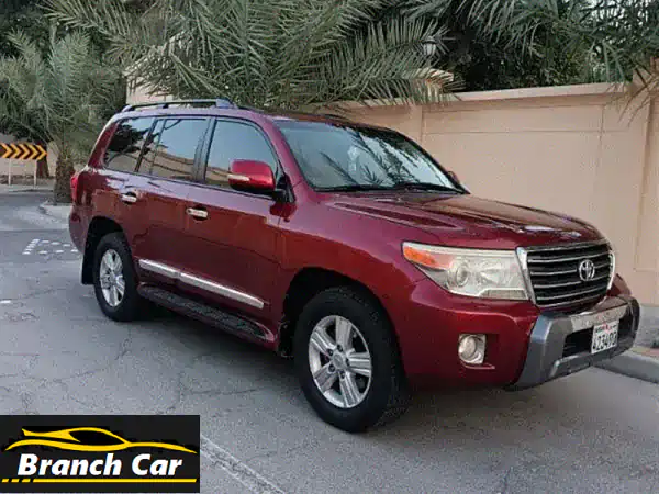 امتلك الأسطورة: تويوتا لاندكروزر GXR 2013 حمراء -...