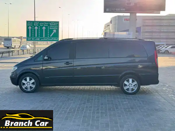 مرسيدس فيانو 2008 سوداء: فخامة 7 مقاعد، كاملة المواصفات، عداد قليل! تأمين 2026