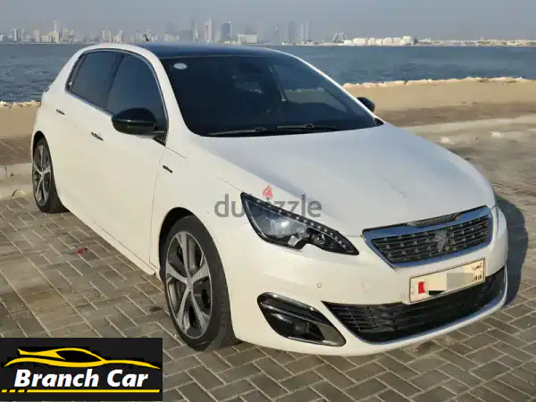 فرصة لا تعوض! بيجو 308 GT LINE 2016 أبيض - 76 ألف كم فقط،...