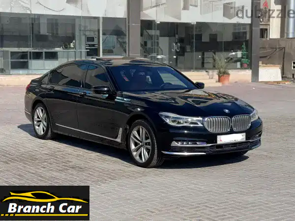 BMW 740 Li 2016 black