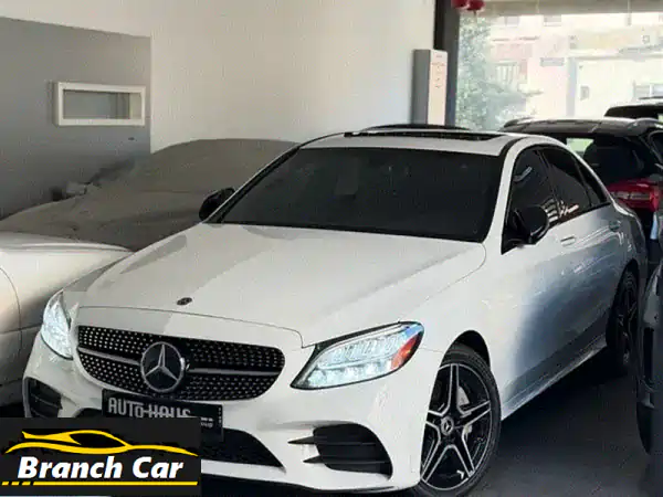 مرسيدس C300 2019 AMG Pack | أبيضxأسود | كارفاكس نظيف |...