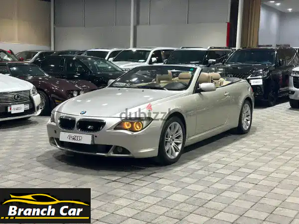 امتلك الأناقة والفخامة: بي ام دبليو 630 كشف 2005...