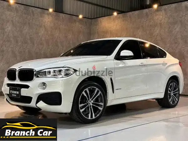 امتلك الفخامة! BMW X6 2022 بيضاء بحالة كالجديدة | سعر مغرٍ وقابل للتفاوض