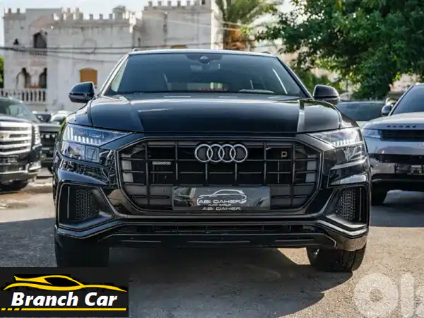 أودي Q8 2020 سوداء فاخرة: 55 TFSI | 39 ألف كم | ضمان وصيانة Kettaneh