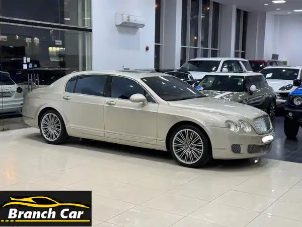 بنتلي كونتيننتال 2011 (ذهبي) مع مسافة 76,300 كم....