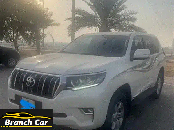 تويوتا برادو 2019 TXL V6 أبيض - 67 ألف كم فقط | صيانة...